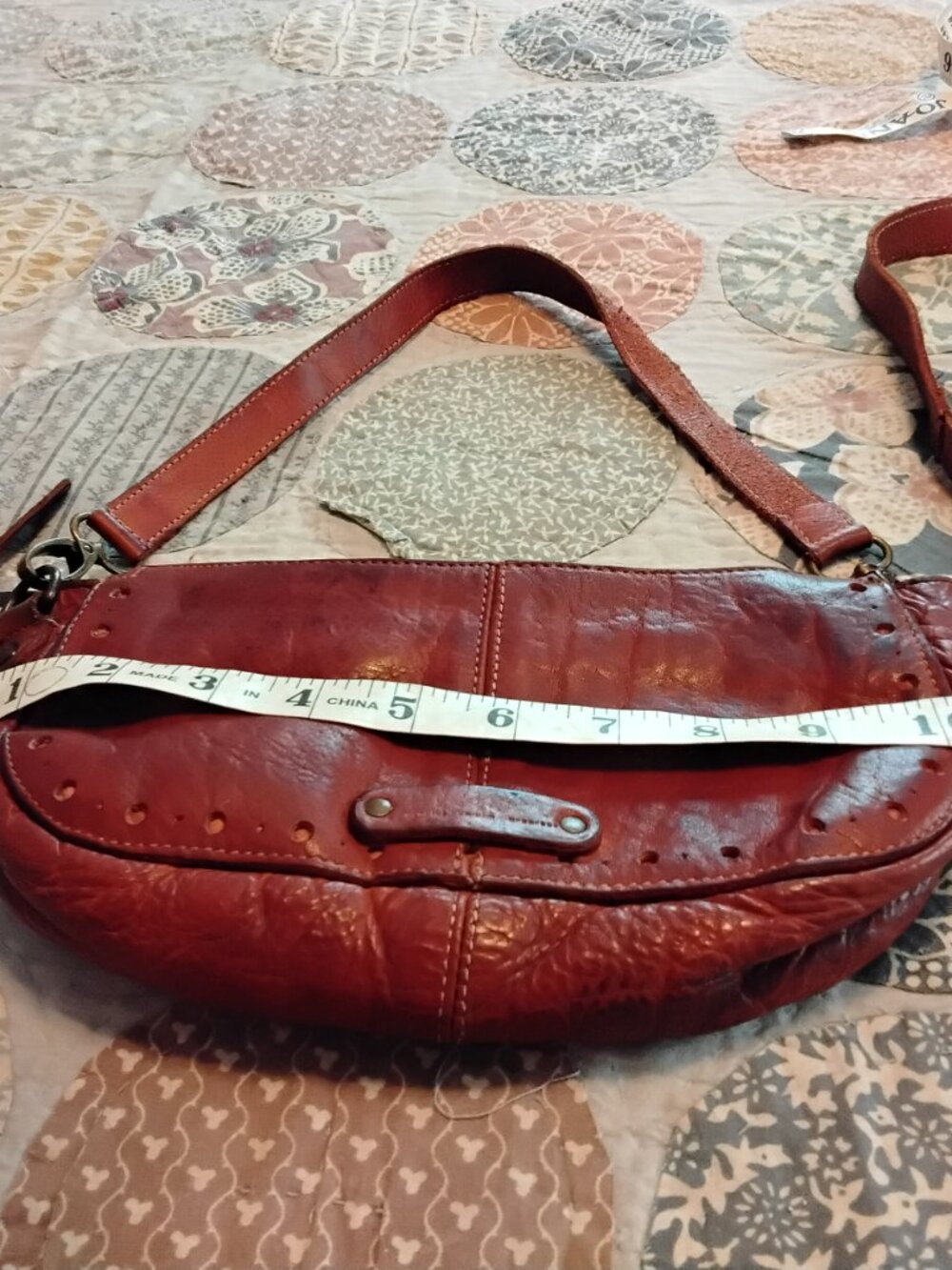 BED STU BROWN LEATHER SMALL CROSSBODY/PURSE - Picture 12 of 14
